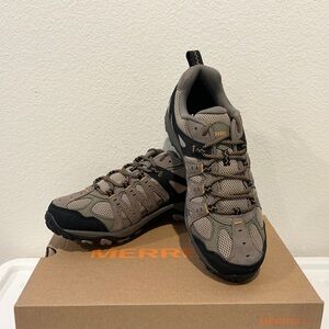 Merrell Mens Pecan Accentor 3 Waterproof Hiking Sneakers Leather, Size 12, NIB